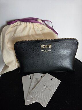 Ted Baker Cosmetic Pouch - Black and White